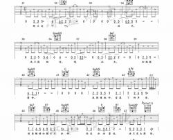 秦岚《雪落下的声音》吉他谱(C调)-Guitar Music Score