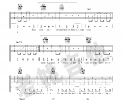 影视金曲《City Of Stars 爱乐之城 》吉他谱(F调)-Guitar Music Score