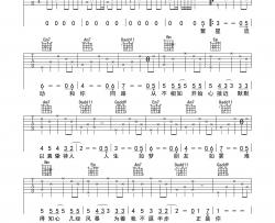谭咏麟《朋友》吉他谱(D调)-Guitar Music Score
