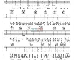 曲婉婷《我的歌声里》吉他谱-Guitar Music Score