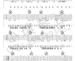 墙宇飞蝶《夕阳下的顾城》吉他谱(C调)-Guitar Music Score
