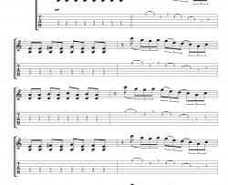 soho Blues指弹谱-吉他独奏六线谱-附PDF图片谱