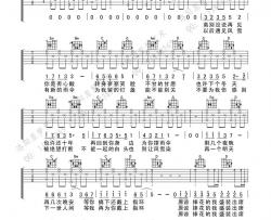 陈学冬《不再见》吉他谱-Guitar Music Score