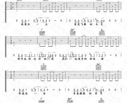 好妹妹乐队《冬》吉他谱(C调)-Guitar Music Score