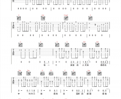 小薇吉他谱-黄品源-C调高清原版-附PDF六线谱