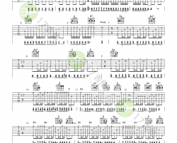 名曲《梦中的婚礼 指弹 》吉他谱(G调)-Guitar Music Score