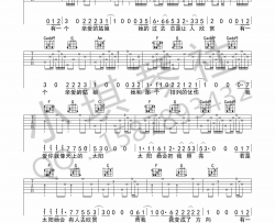 隔壁老樊《姑娘》吉他谱(C调)-Guitar Music Score