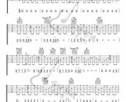 梅艳芳《女人花 指弹 》吉他谱(G调)-Guitar Music Score