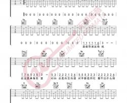 许茹芸《独角戏》吉他谱(G调)-Guitar Music Score