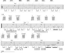 李贰叁《往后余生》吉他谱(E调)-Guitar Music Score