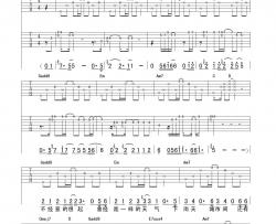 李宇春《下雨》吉他谱-Guitar Music Score