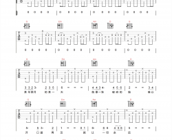 恰似你的温柔吉他谱-蔡琴-G调原版弹唱谱-附PDF图片谱