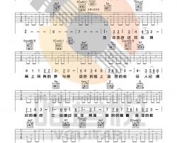 毛不易-消愁-吉他谱 Guitar Music Score