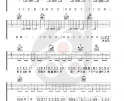陈硕子《当我要走的时候》吉他谱(C调)-Guitar Music Score