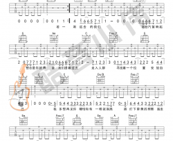 房东的猫《云烟成雨 简单版 》吉他谱(C调)-Guitar Music Score