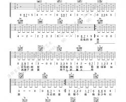 李健《贝加尔湖畔》吉他谱-Guitar Music Score