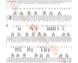 廖俊涛《自然而然》吉他谱(G调)-Guitar Music Score
