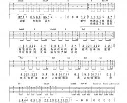 罗志祥《爱转角》吉他谱-Guitar Music Score
