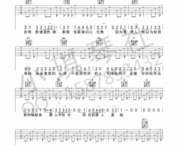 赵烁《愚人》吉他谱-Guitar Music Score